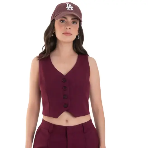 [380722] Chaleco tipo saco A New Day C vino T M