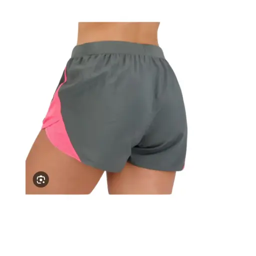 [011196] Short Hunder Armour C Gris-Rosa T XS 