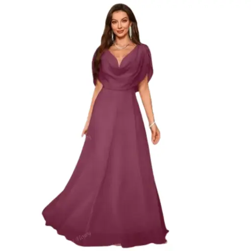 [840081] Vestido Azazie C Mul berry T 20