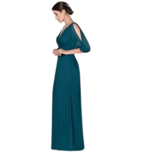 [168880] Vestido Azazie C Verde Agua T 14