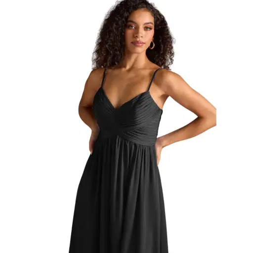 [251095] Vestido Azazie C Negro T 4