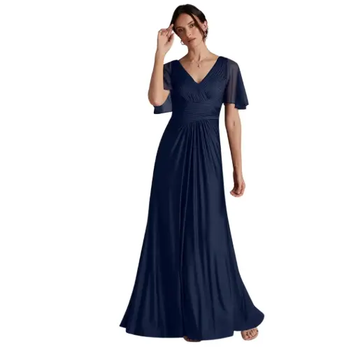 [81296] Vestido Azazie C Azul marino T10