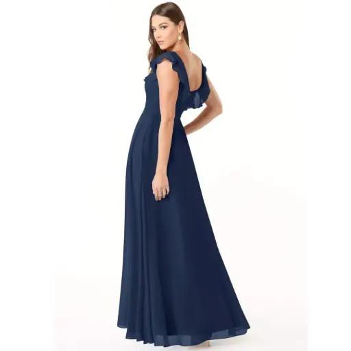 [1071424] Vestido Azazie C Azul T 16