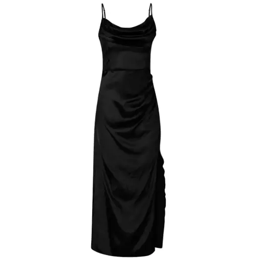 [916200] Vestido Azazie C Negro T XL