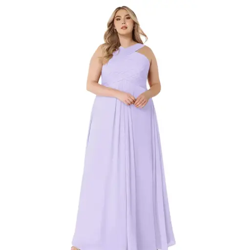 [376404] Vestido Azazie C Lila T XXXL