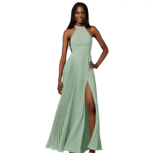 [881491] Vestido Azazie C Verde T L