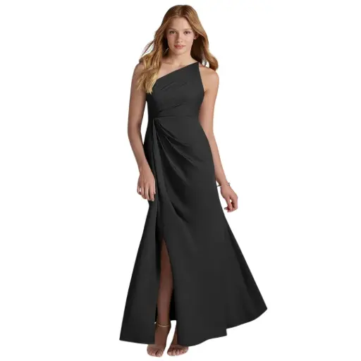 [011214] Vestido Azazie C Negro T L