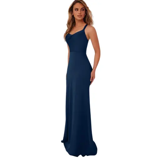 [727282] Vestido Azazie C Azul Neptuno T S