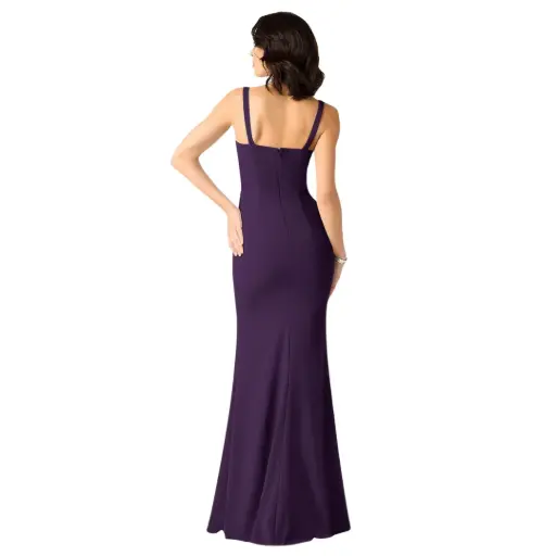 [436487] Vestido Azazie C Morado T M