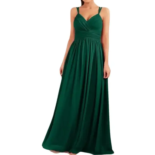 [408425] Vestido Azazie C Verde T L