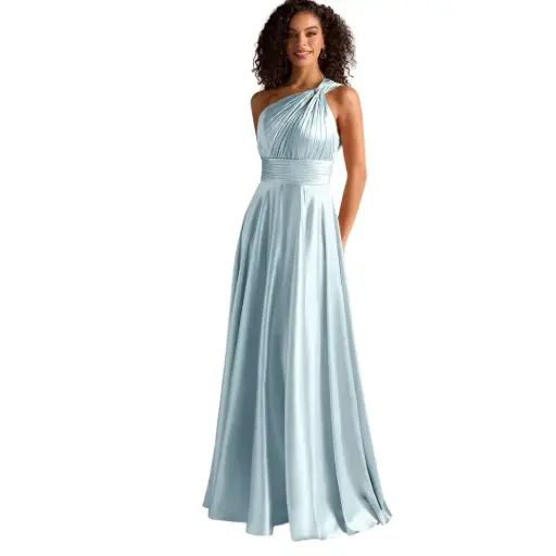 [834420] Vestido Azazie C Azul T S