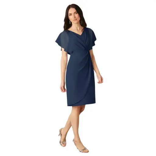 [698626] Vestido Azazie C Azul marino T XL
