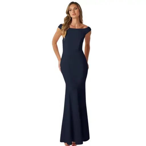 [884466] Vestido Azazie C Azul marino T M