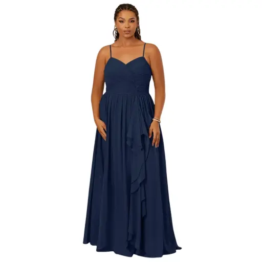[457717] Vestido Azazie C Azul marino T M
