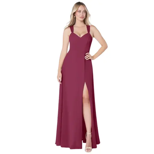 [113194] Vestido Azazie C Guinda T L