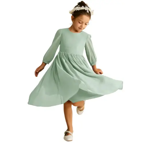[628049] Vestido Azazie C Verde Agave T 8