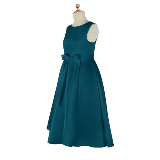 [778421] Vestido Azazie C  verde esmeralda T 5