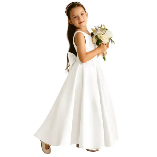 [829291] Vestido Azazie C  Blanco T 3