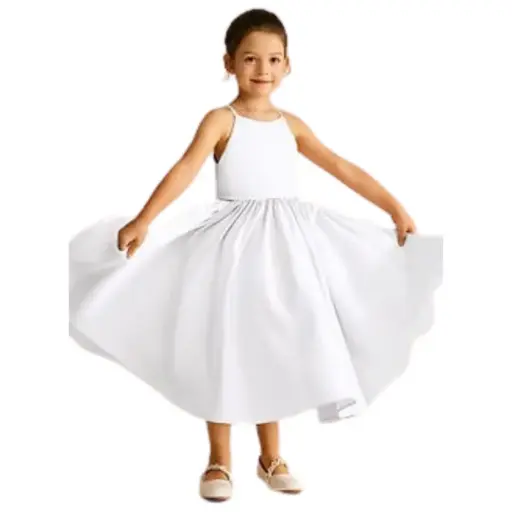 [094078] Vestido Azazie C  Blanco T 7