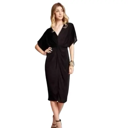 [011227] Vestido C Negro T S