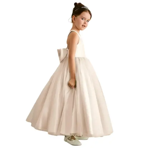 [551073] Vestido Azazie C Beige T 6