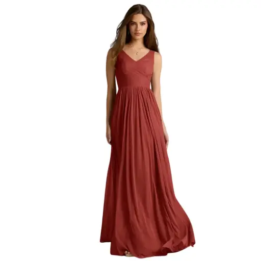 [441692] Vestido Azazie C Terracota T XL