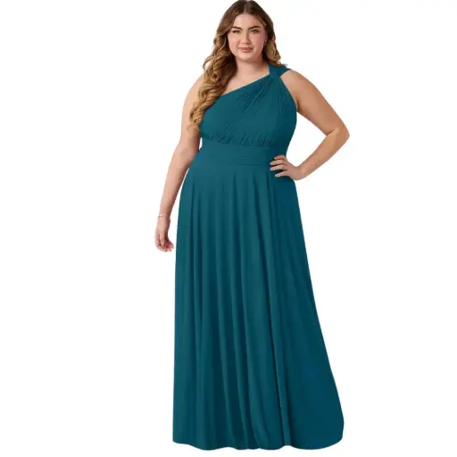 [380665] Vestido Azazie C Azul indigo T M