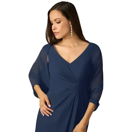 [762378] Vestido Azazie C Azul Neptuno T XL