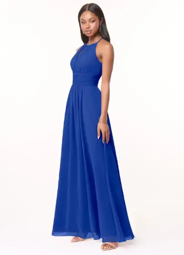 [814214] Vestido Azazie C Azul rey T M