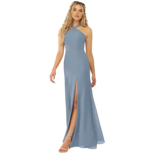 [971146] Vestido Azazie C Azul dusty T L