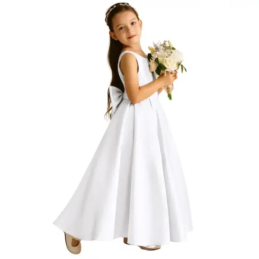 [146024] Vestido Azazie C Blanco T 7