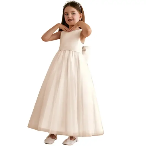 [492797] Vestido Azazie C Beige T 6