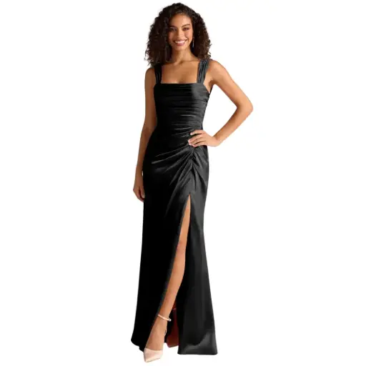 [130402] Vestido Azazie C Negro T XL