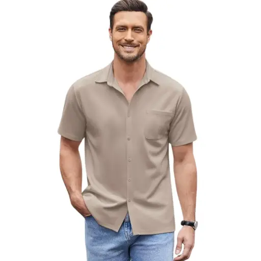 [105193] Camisa Coofandy C Khaki T XL