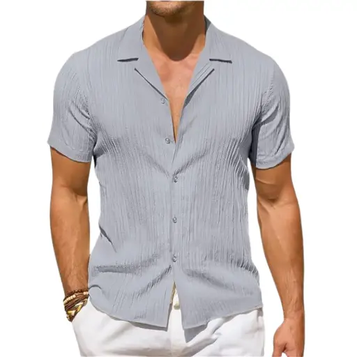 [105197] Camisa Coofandy C Gris T M