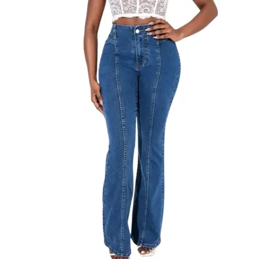 [011231] Pantalon de mezclilla Shein C Azul marino T M