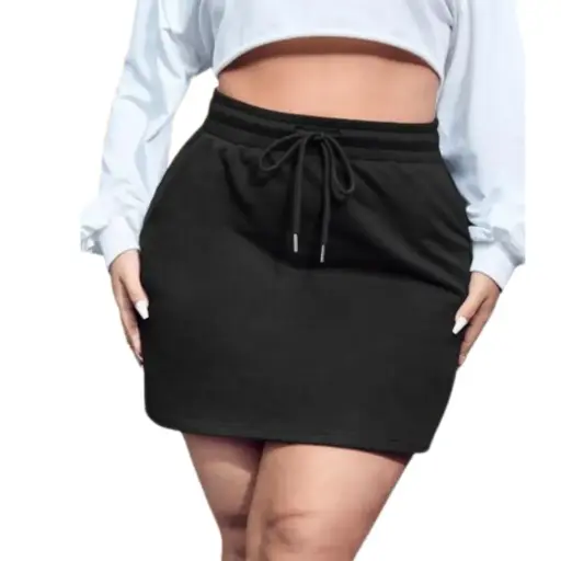 [101186] Falda Shein C Negro T XL