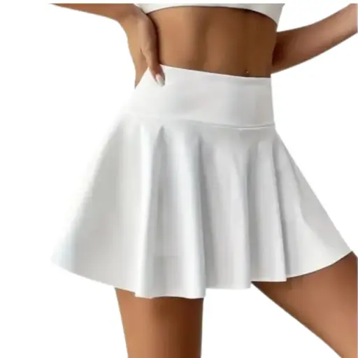[101194] Falda short Shein C Blanco T 2XL
