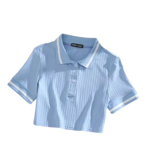 [011246] Crop top Shein C Azul T XS