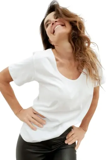 [011256] Playera Shein C Blanco T 3XL