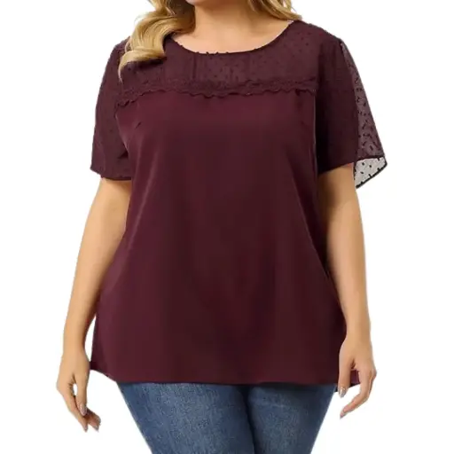 [112586] Blusa Shein C Vino T 2XL