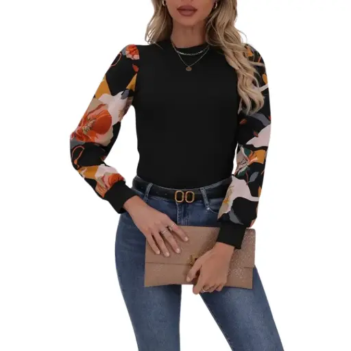 [112588] Blusa Emery C Negro T M