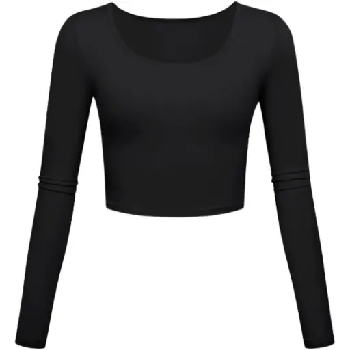 [112593] Blusa manga larga Shein C Negro T XS