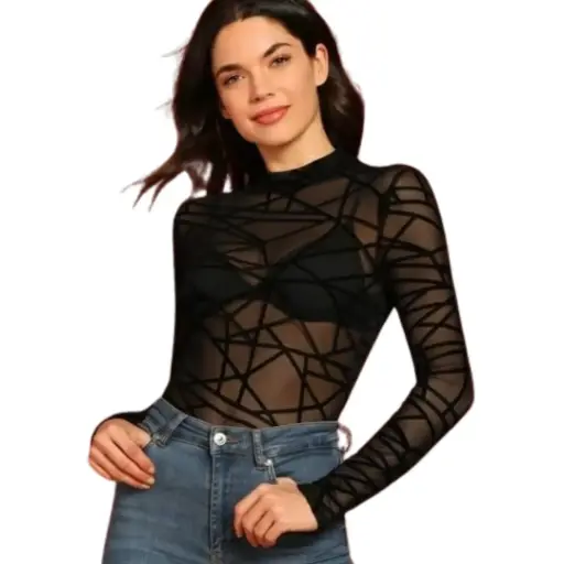 [112600] Blusa Shein C Negro T 2XL