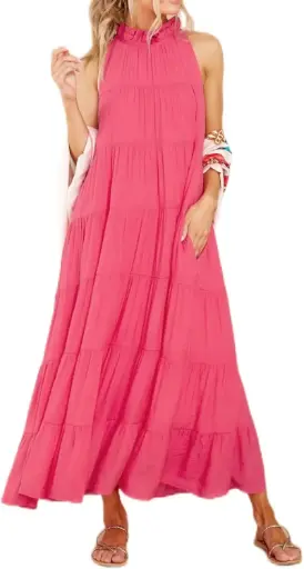 [112638] Vestido  Shein C Rosa T 3XL
