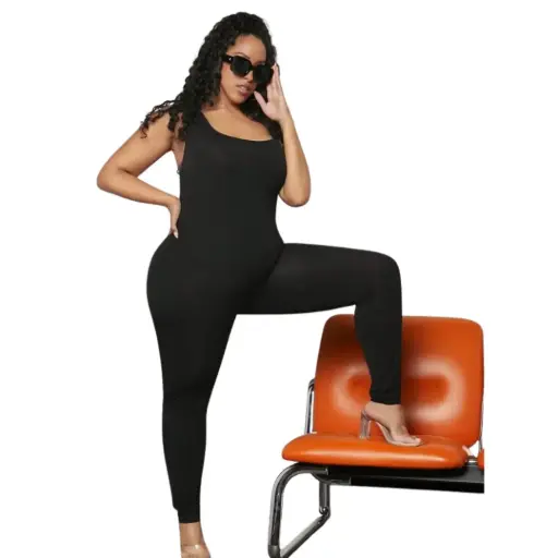 [112677] Enterizo Shein C Negro T 3X