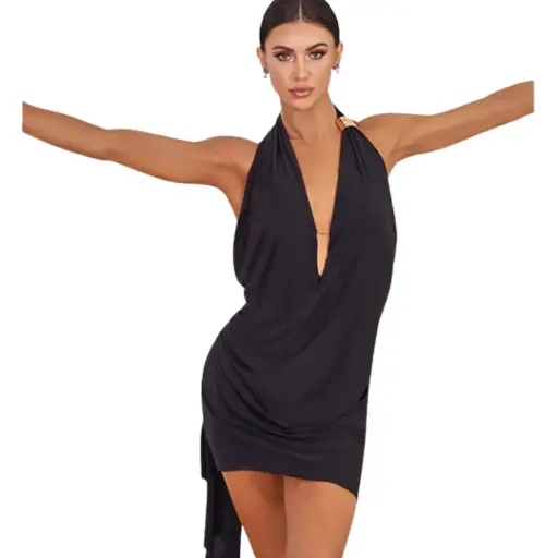 [112681] Vestido Shein C Negro T L