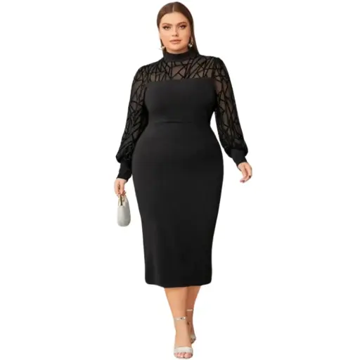 [112682] Vestido Shein C Negro T XL