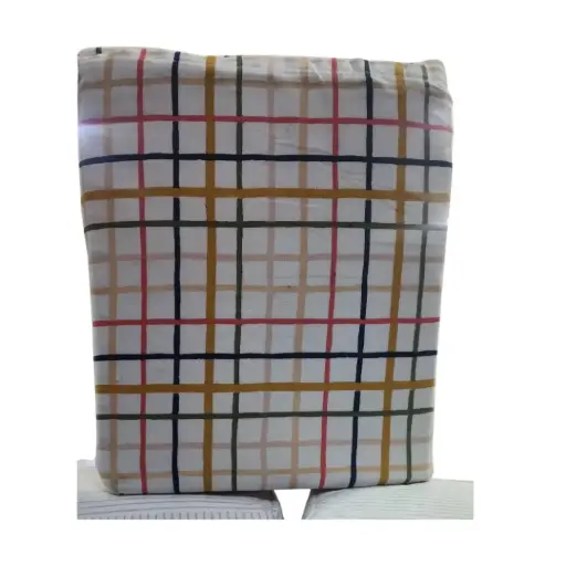 [802534] Sabana individual  C Varios colores a cuadros